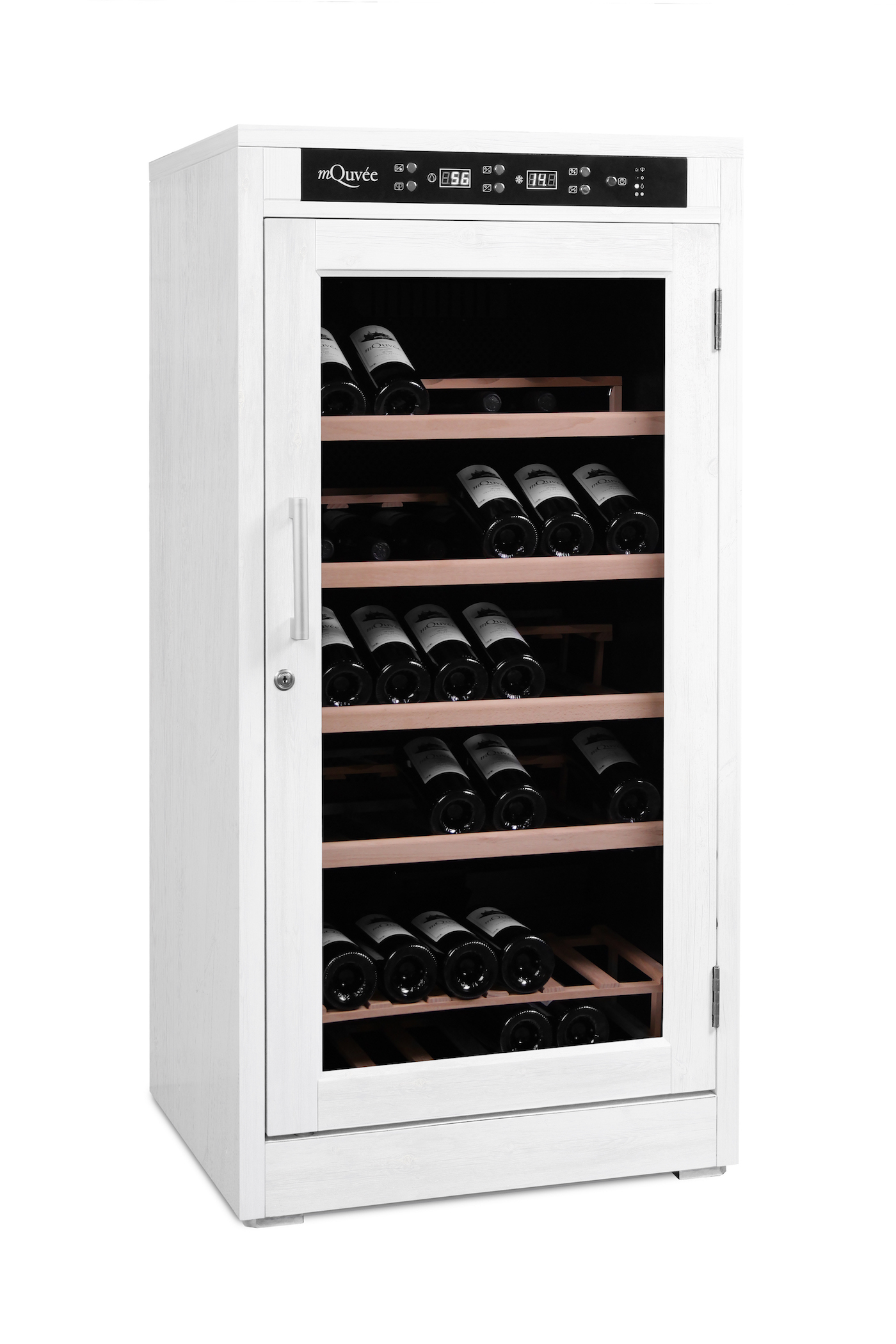 Mquvee Wine Cabinet Prestige Range 66 White W 65 5 X H 131 X